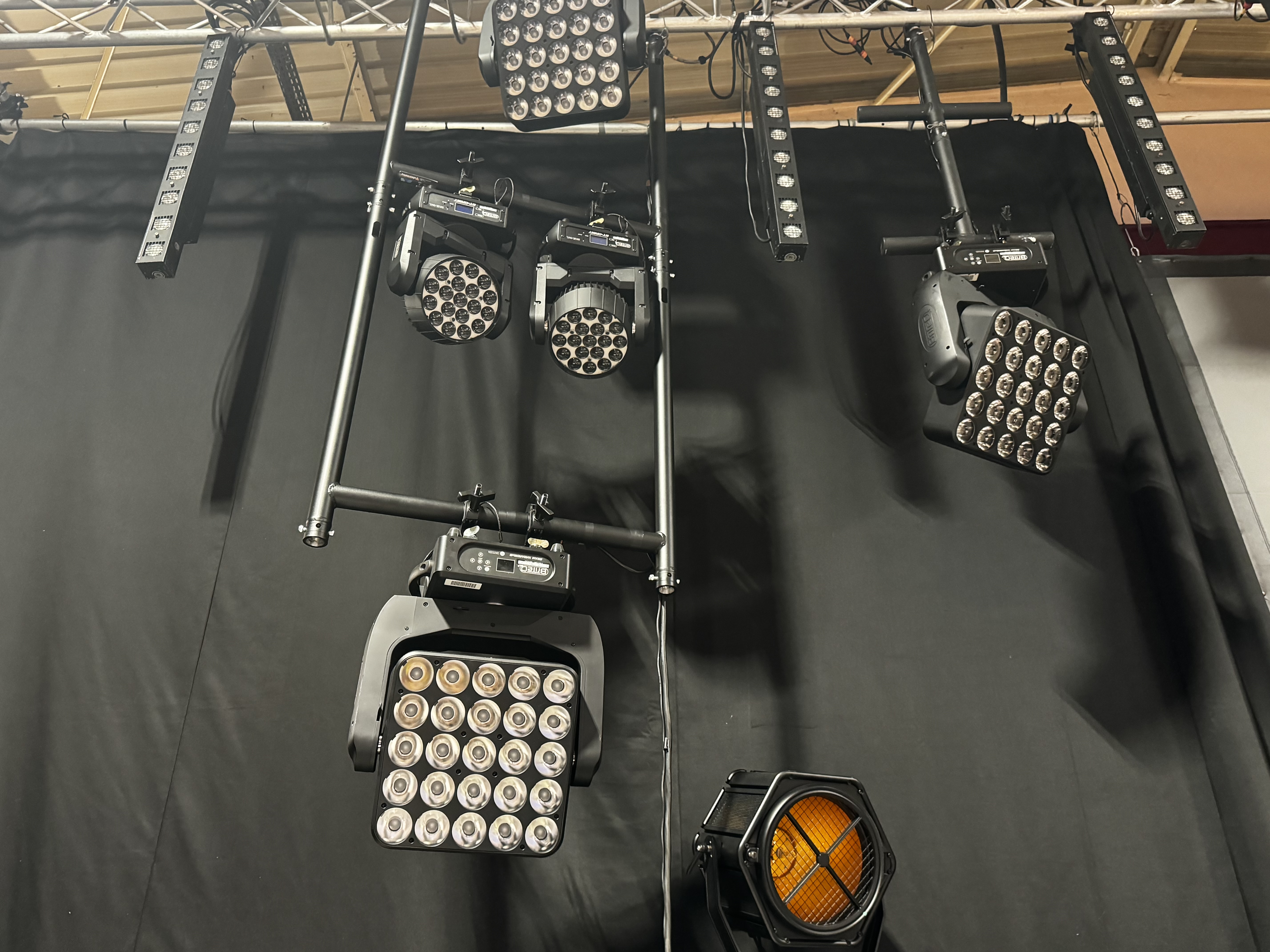 Projecteur asservi utilisé en prestation événementielle