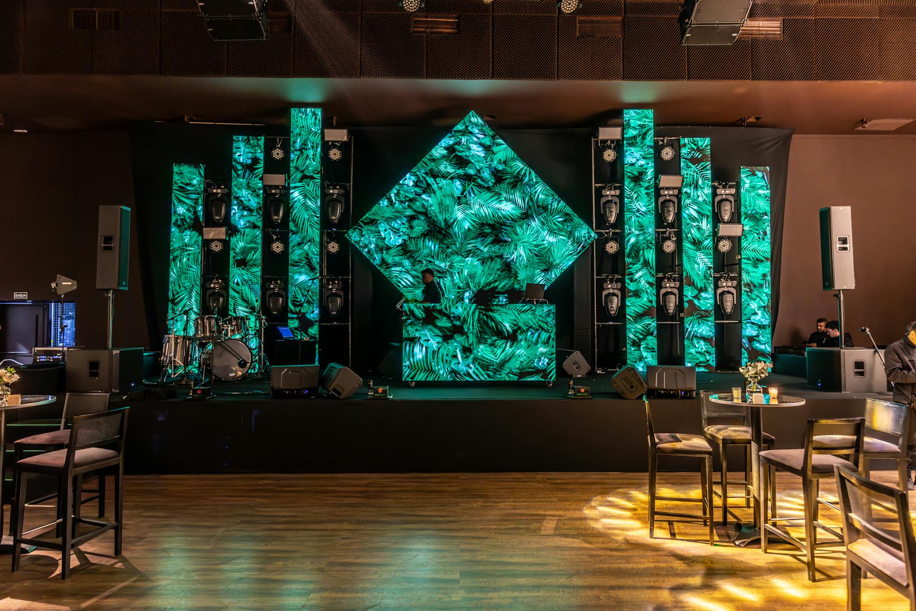 Mur LED installé pour événement professionnel