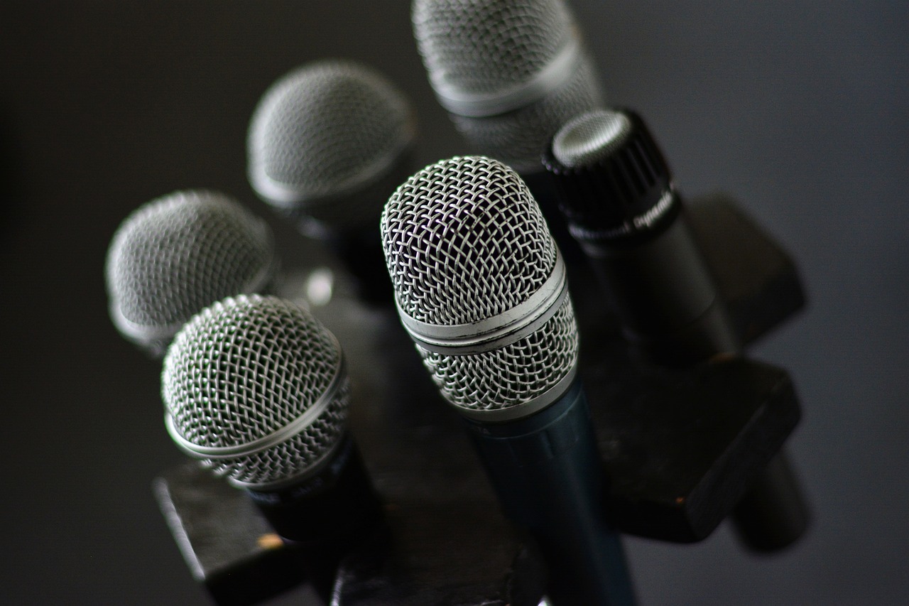 Micro filaire et micro sans fil utilisés en prestation
